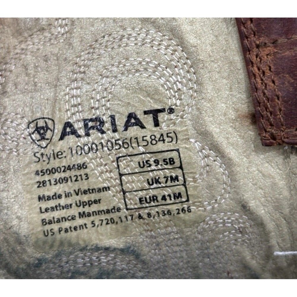 Ariat Women's Legend Western Boots Russet Rebel Size 9.5B 10001056 Cowgirl - Picture 9 of 9